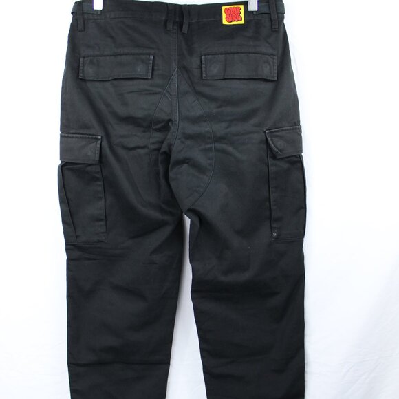 Empyre Men's SZ 28 Double Knee Cargo Pants Wide Baggy Leg Grunge SK8R Black Y2K - Picture 6 of 9